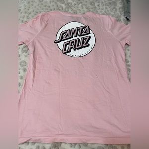Santa Cruz baby pink t-shirt